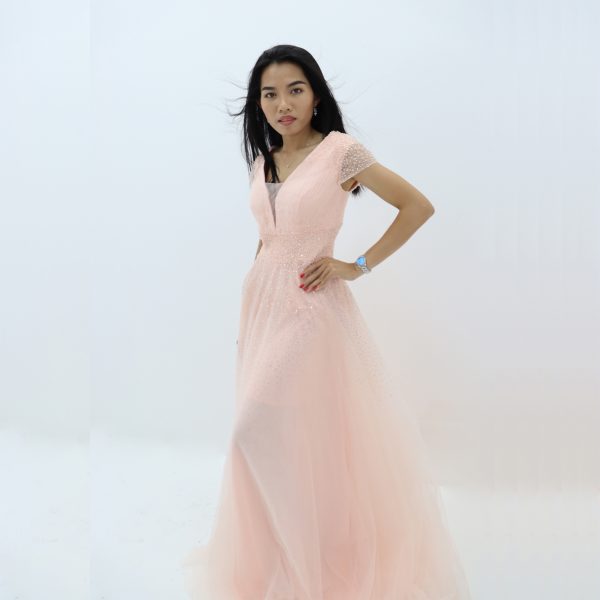 Blush Elegance and Glamour Pink Gown
